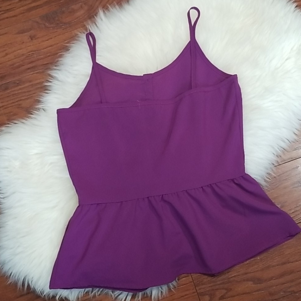 Tea n Rose Violet Tank Top - Picture 2 of 5